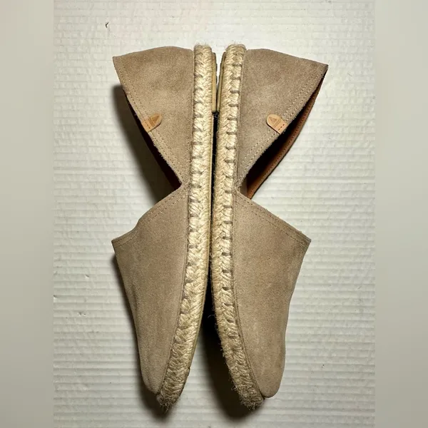 Verbenas Carmen‎ Espadrilles Tan Leather Suede Flat Slip On Womens 41 US 10/10.5 - Image 12