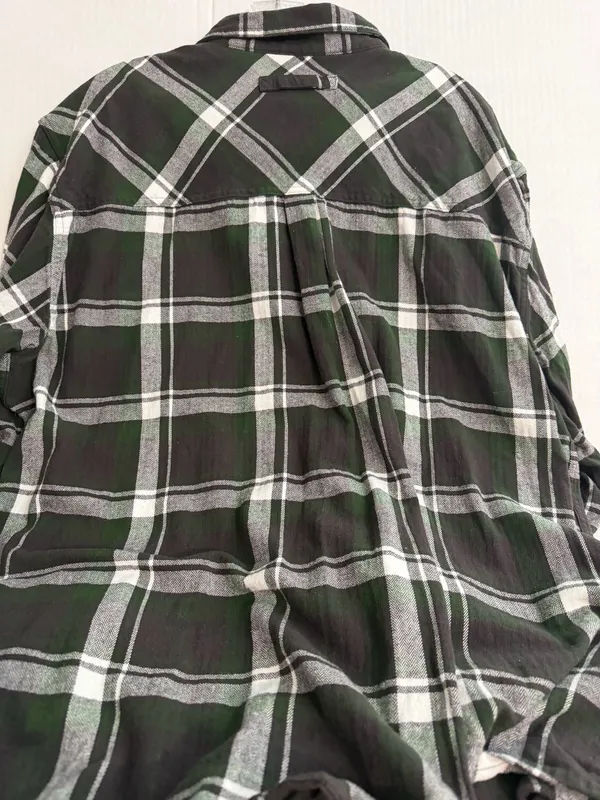 Legendary Whitetails Green and Black Plaid Flannel Button-Down Shirt - Image 5