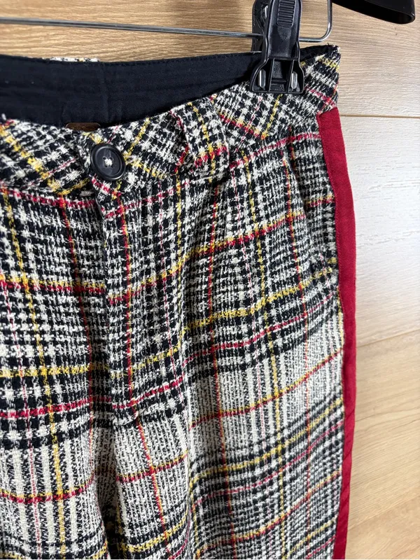 Free People Retro Plaid Pants Size 0 - Image 5