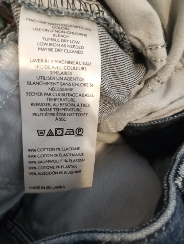 Pilcro Anthropologie High Rise Flare Jeans Blue Denium Medium Wash Womens 28 - Image 7