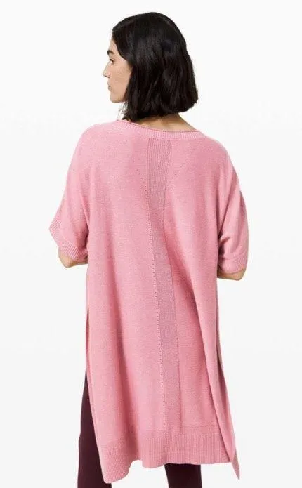 Lululemon Be At Ease Poncho Cashmere Blend Pink - Image 2