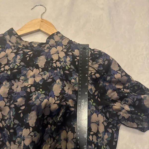 Astr The Label Floral Mock Neck Maxi Dress Sz L - Image 13