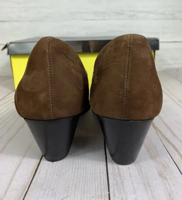 Nicole | Brown Suede Josephine Ankle Bootie size 10 M - Image 4