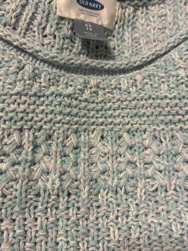 Old Navy Light Blue Knit Crewneck Sweater - Image 2