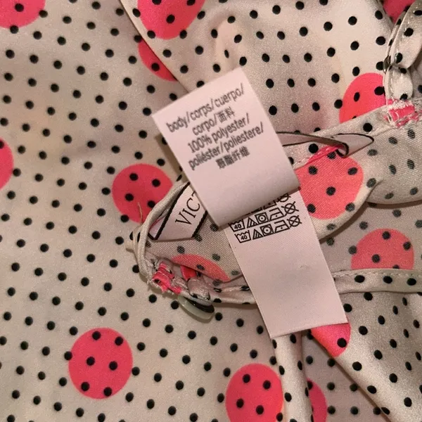 Vintage Victoria’s Secret Size XS Polka Dotted Cami - Image 9