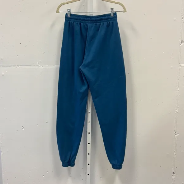Disney Lilo & Stitch Teal Blue Fleece Jogger Sweatpants Small Graphic Print‎ - Image 2