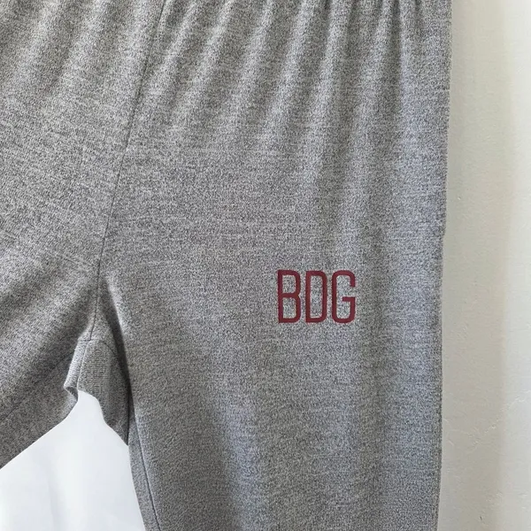 BDG Wide Leg Sweatpants Yoga Loungewear Gray Cozy Casual Errands Sleepwear M - Image 3