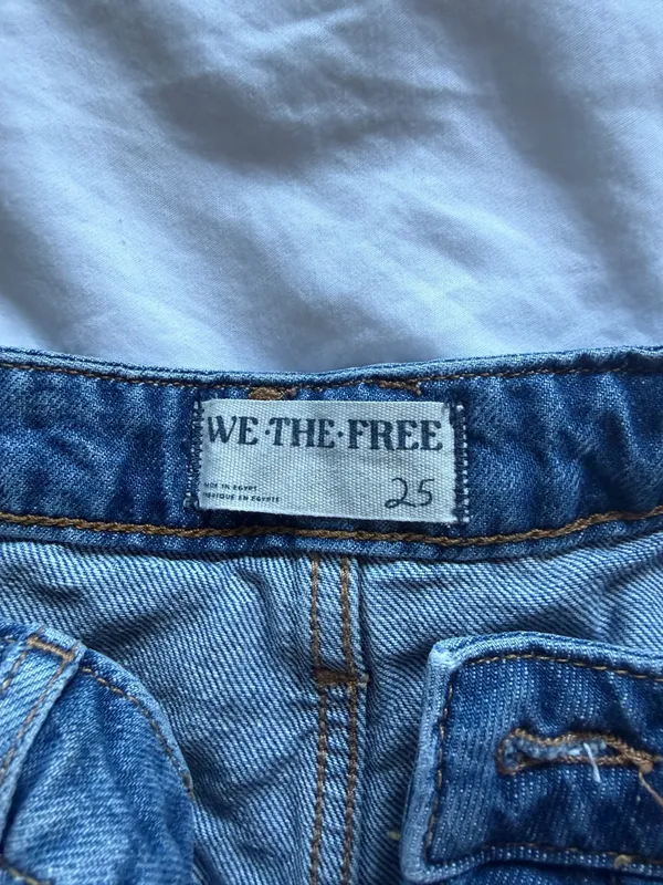 We The Free Free People Jean Shorts - Image 4