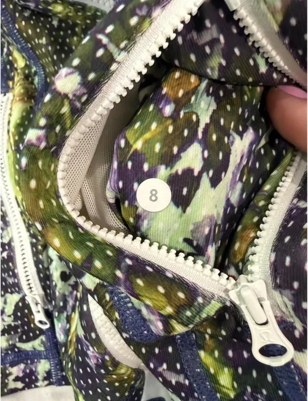 Lululemon Define Jacket in Floral Sport White Multi 8 - Image 7