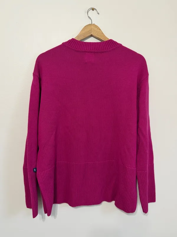 NEW GAP Knit Sweater Women's Size Medium NWT Pink Purple - Image 5