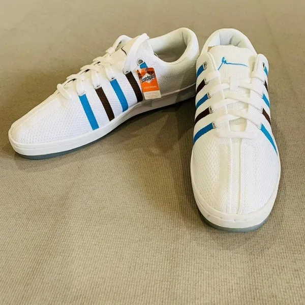 K-Swiss x Garyvee Clouds and Dirt Women's White Mesh Low Top Sneakers Size‎ 7 - Image 8
