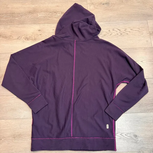 The North Face Purple Funnel Neck Hoodie Sweatshirt Womens‎ Medium M - Image 2