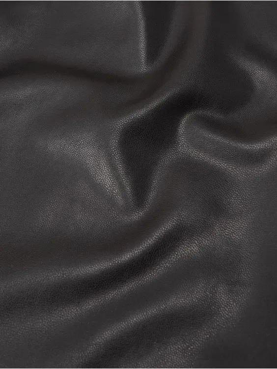 A&F Vegan Leather Ankle Straight Pants in Black - Image 7