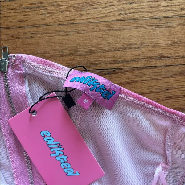 Edikted Pink Corset Top - Image 2