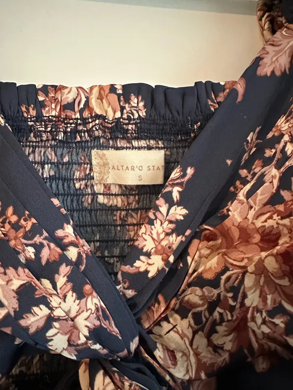 Altard State Anne Marie Floral Mini Dress - Image 3