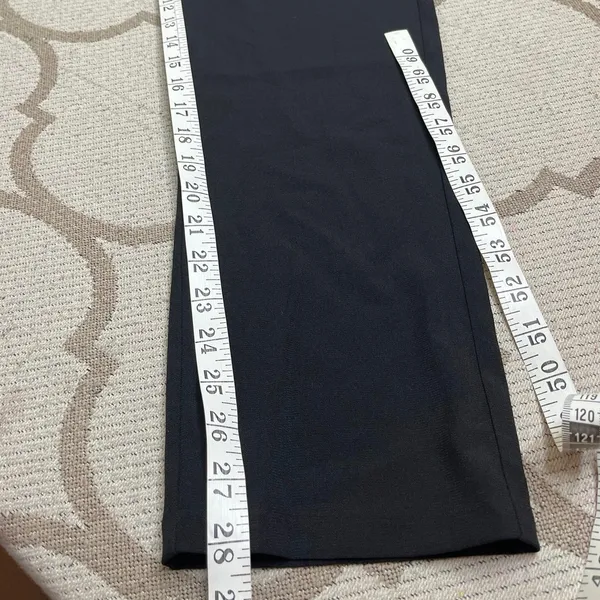 Lulus Kick It Black High-Waisted Trouser Pants Pleated Side Zip, Size Medium - Image 12
