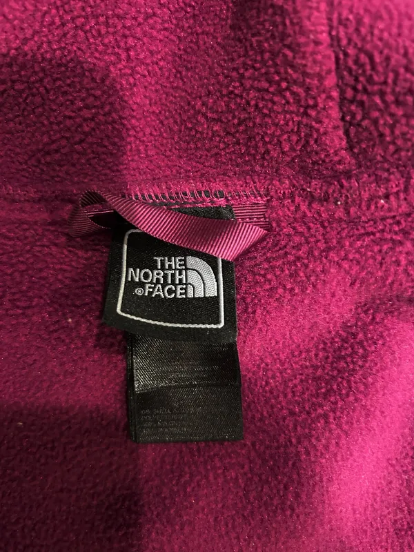 The North Face 90s Retro Denali purple fleece Hoodie jacket XL teenage!Women s/M - Image 15