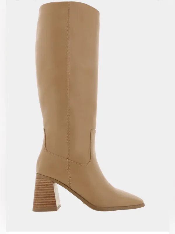 Billini Tan Over-the-Knee Block Heel Boots Size 7 - Image 3