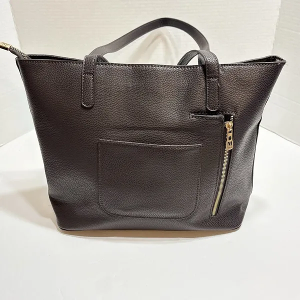 Montana West Large Tasseled Brown Tote Bag - Image 7