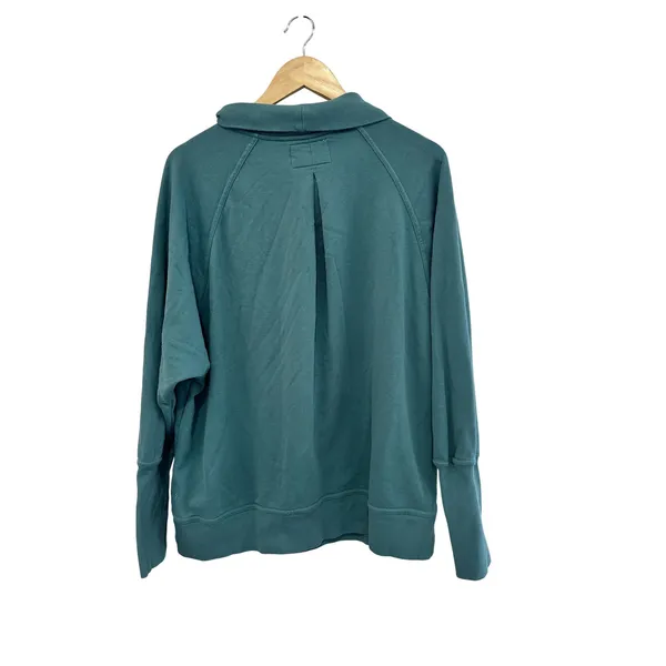 Champion C9 Womens Teal Funnel Neck Pullover Sweatshirt XXL Casual Active - Image 2
