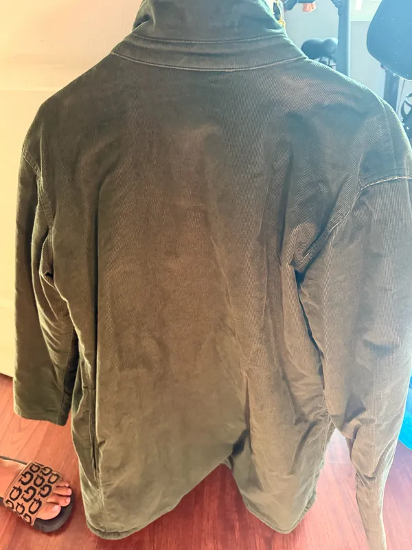 Green corduroy Wrangler Jacket - Image 4