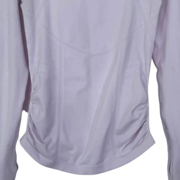 Athleta Fastest Track Momentum Seamless Long Sleeve Ruched Top XS Purple Lilac - Image 6