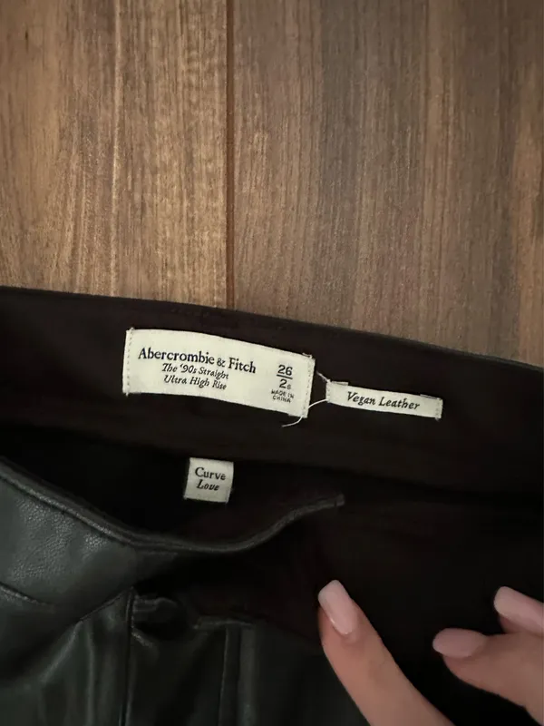 Abercrombie Leather Pants - Image 2