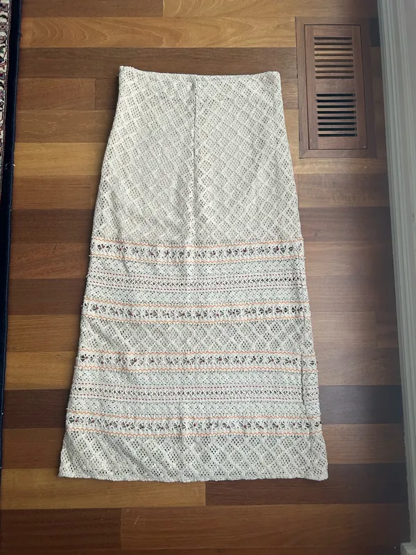 Zara Crochet maxi skirt - Image 8