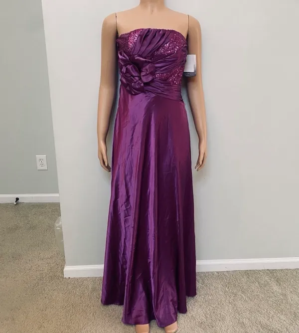 Jessica McClintock strapless evening dress - Image 5