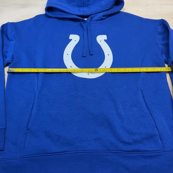 NWT Indianapolis Colts Jonathan Taylor #28 Fanatics Women's V-Neck‎ Hoodie - L - Image 8