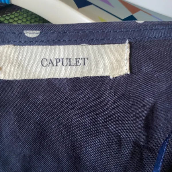 Capulet Blue  and White Polka Dot Bodysuit - Image 6