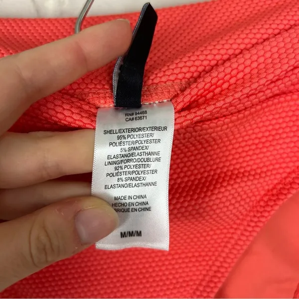BCBG Textured High Waist Bikini Bottoms Size M Pink Size M - Image 7
