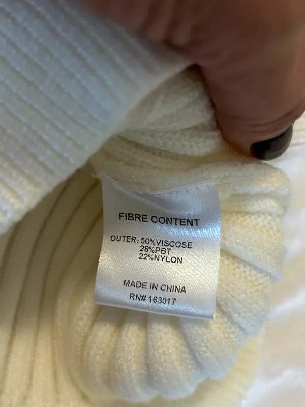 NWT Princess Polly White Olia Mini Dress Sweater Ribbed Strapless Cutout Size XS - Image 6
