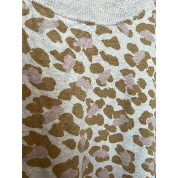 Aerie Pink leopard print‎ Sweatshirt size M - Image 3