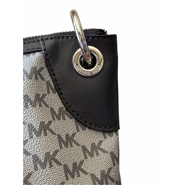 Michael Kors Jet Set Large Convertible Shoulder Crossbody MK Signature Black - Image 12