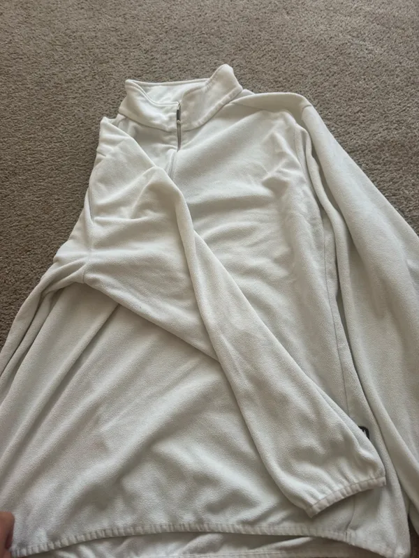 white rains quarter zip white - Image 2