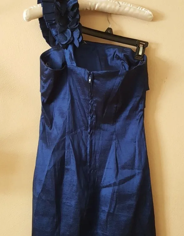One Shoulder Ruffle Dress - Image 6