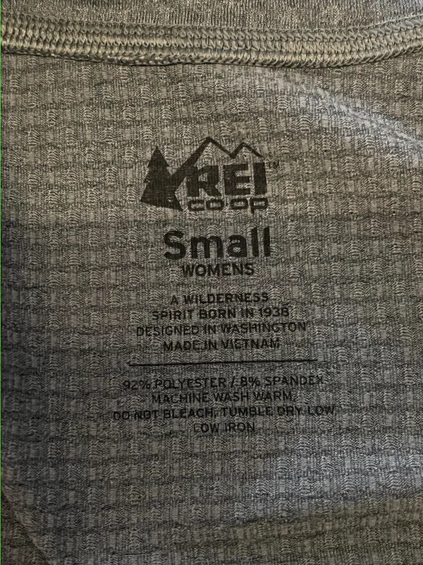 REI Co-op Pullover Womens Small Gray 1/4 Zip Mock Neck Long Sleeve Top Athletic - Image 7