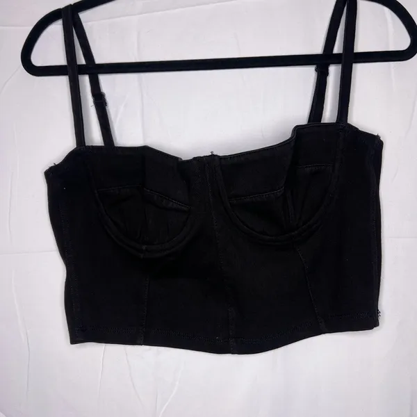 Good American Sculpt Bustier - Black (Medium) - Image 4