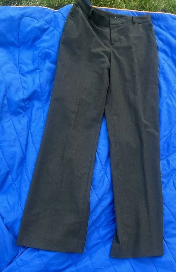 New Frontier Vintage Women's Gray Safari Style Pant Suit Jacket Pants Size 6 - Image 11