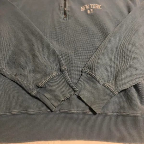 Vintage Brandy Melville Quarter Zip Sweatshirt  - Image 3