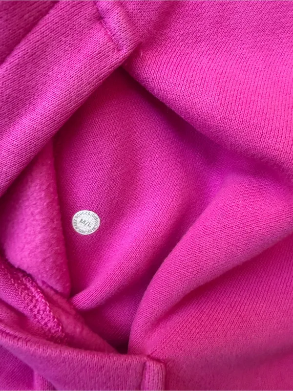 Lululemon Sonic Pink Scuba Oversized Funnel Neck Half Zip - Image 9