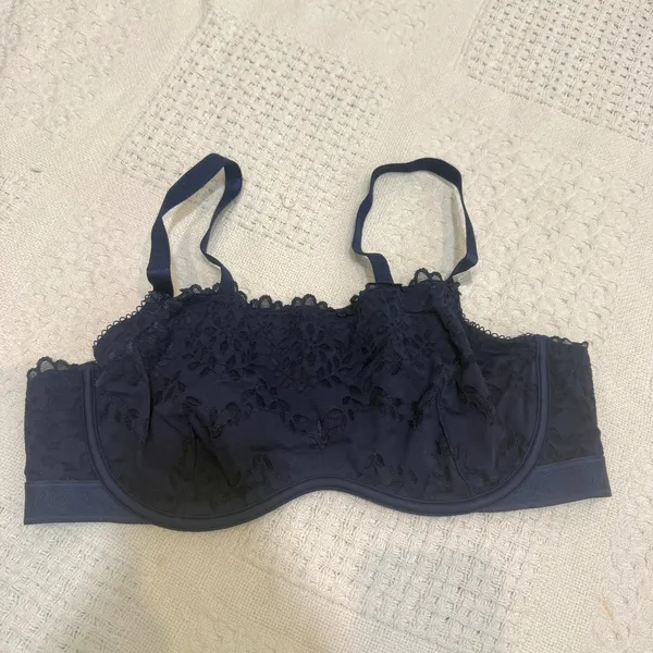 PINK Victoria’s Secret large Wink unlined lace scoop bra BC3 3222 - Image 12