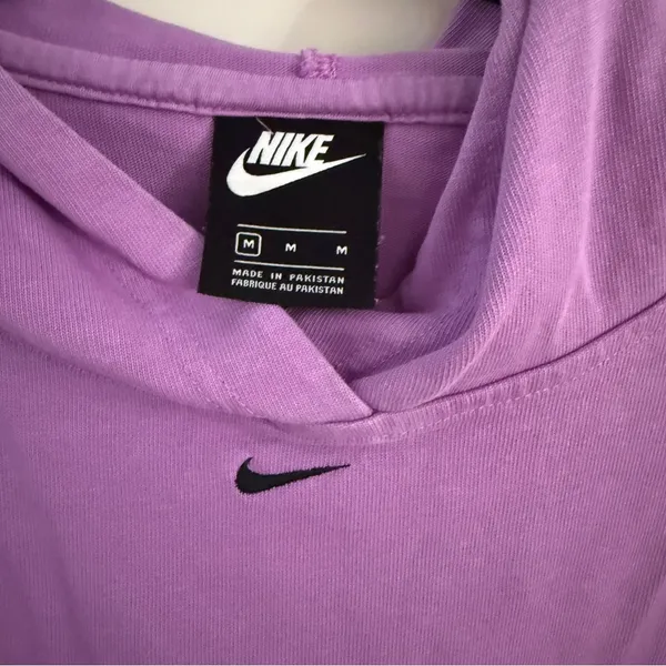 Nike Women's Purple lavender hoodie size medium - Image 2