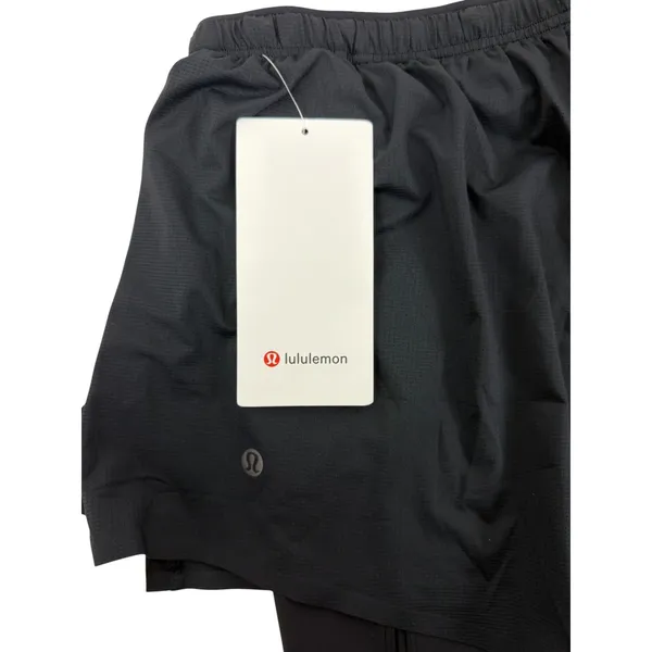 Lululemon Athletic High-Rise Running Shorts Mesh Shell 2" Liner 5" Size Large - Image 9