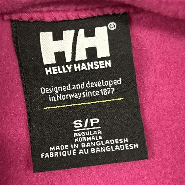 Helly Hansen Polartec Fleece Pullover Womens Small Magenta 1/4 Zip Sweatshirt - Image 3