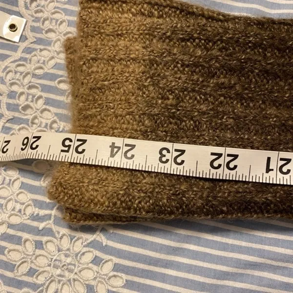 RXB Polyester Blend Cardigan Sweater Size S Brown - Image 10