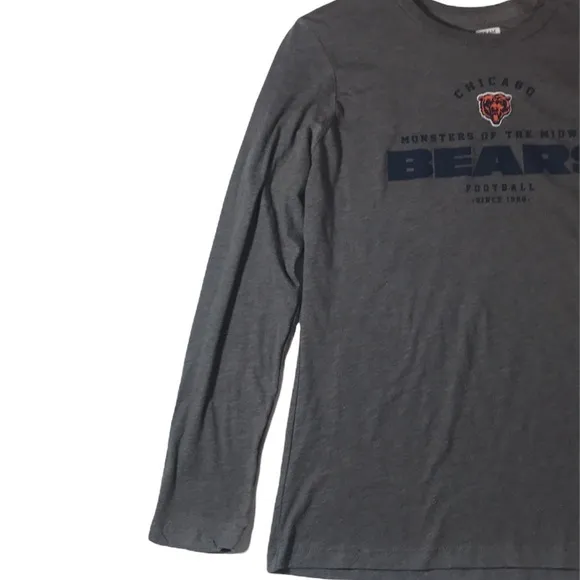 NFL Women's Gray Graphic Monsters of the‎ Midway Chicago Bears Long Sleeve Top - Image 7