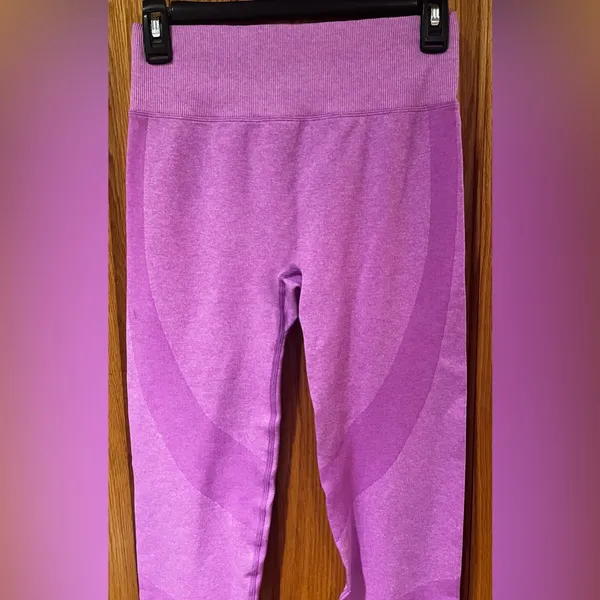 PINK Victoria’s Secret House Party Pink Marl Seamless High Waist Leggings‎ NEW - Image 5