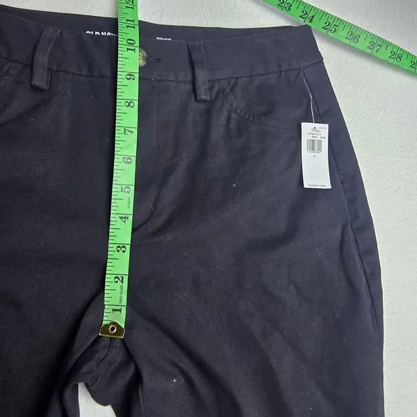 Old Navy NWT Womens High-Waisted Uniform Boot-Cut Pants Black‎ Jack Size 6 - Image 10